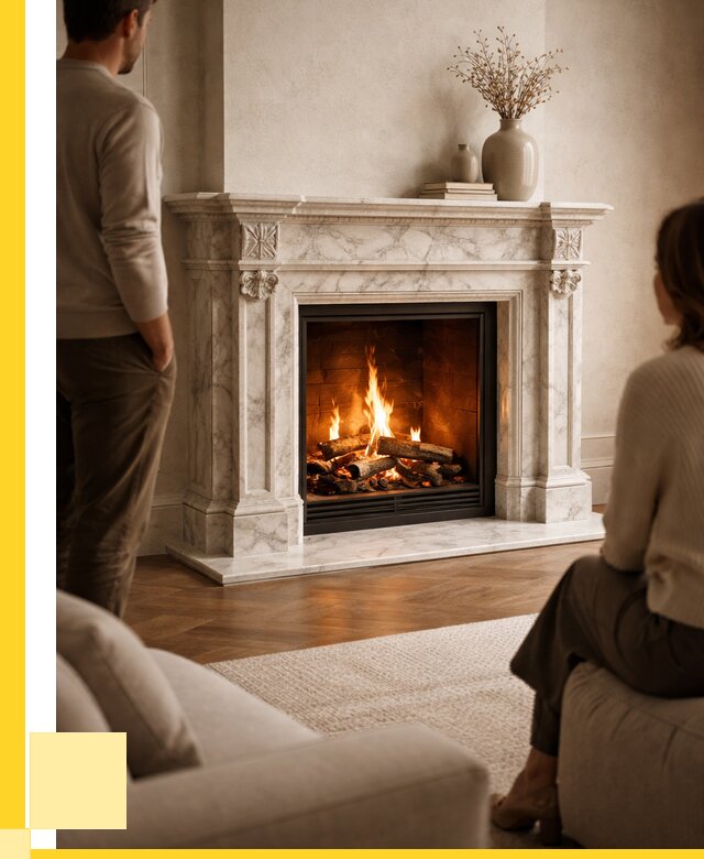 Мраморные камины под ключ в Изобильном от 259700 р. | ЭриданЗбл