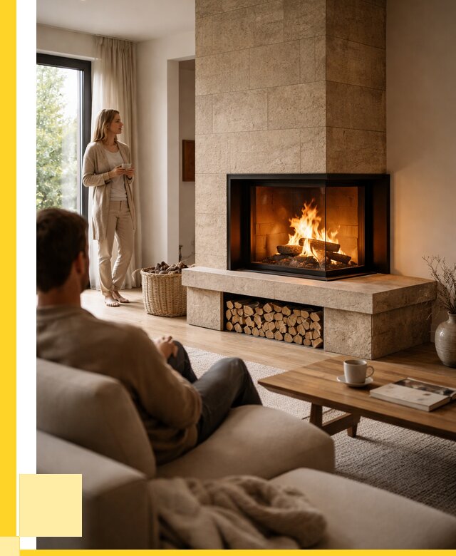 Угловые камины из кирпича установка в Изобильном от 155820 р. ЭриданЗбл