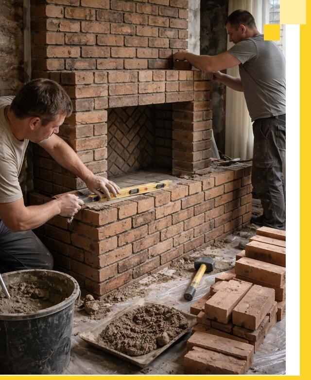 Изготовление и установка кирпичных каминов в Изобильном