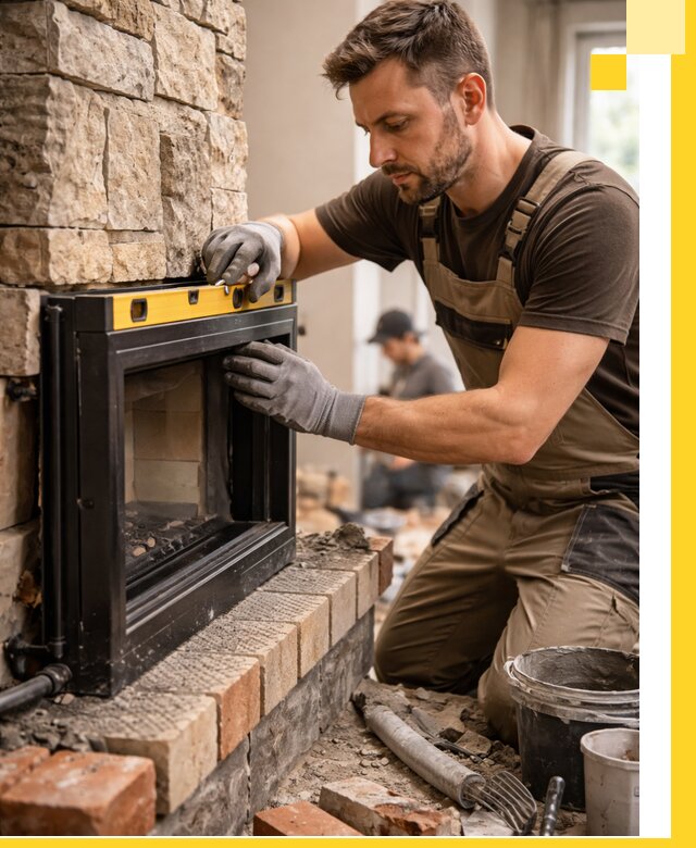 Дровяные камины под ключ в Изобильном: монтаж, обустройство