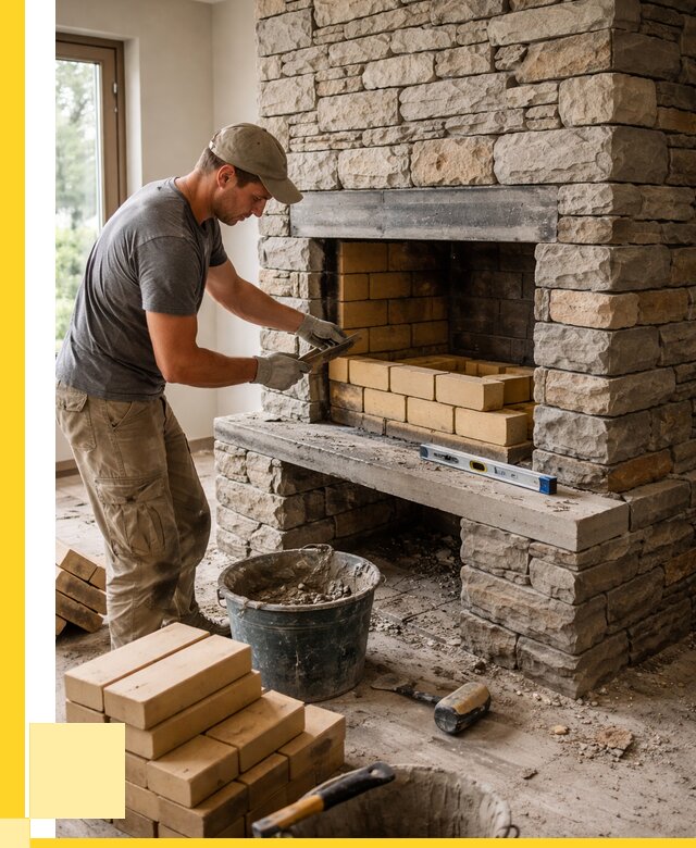 Кладка каминов и камина в Изобильном от 25970 р. ЭриданЗбл