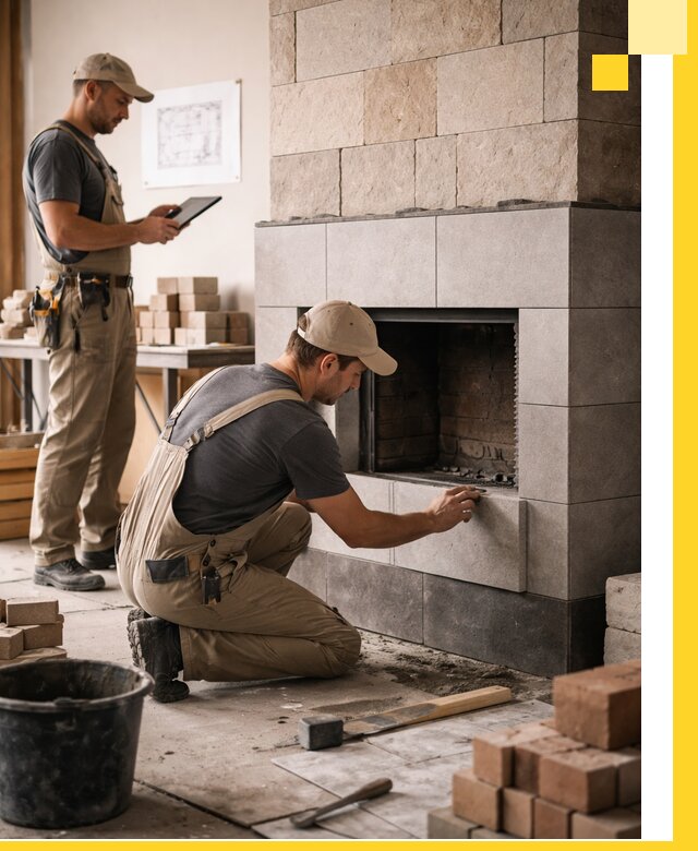 Индивидуальные проекты каминов и каминных систем в Изобильном