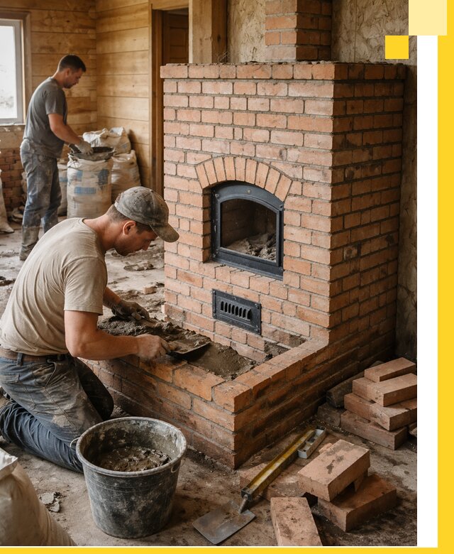 Профессиональное строительство печей в Изобильном под ключ