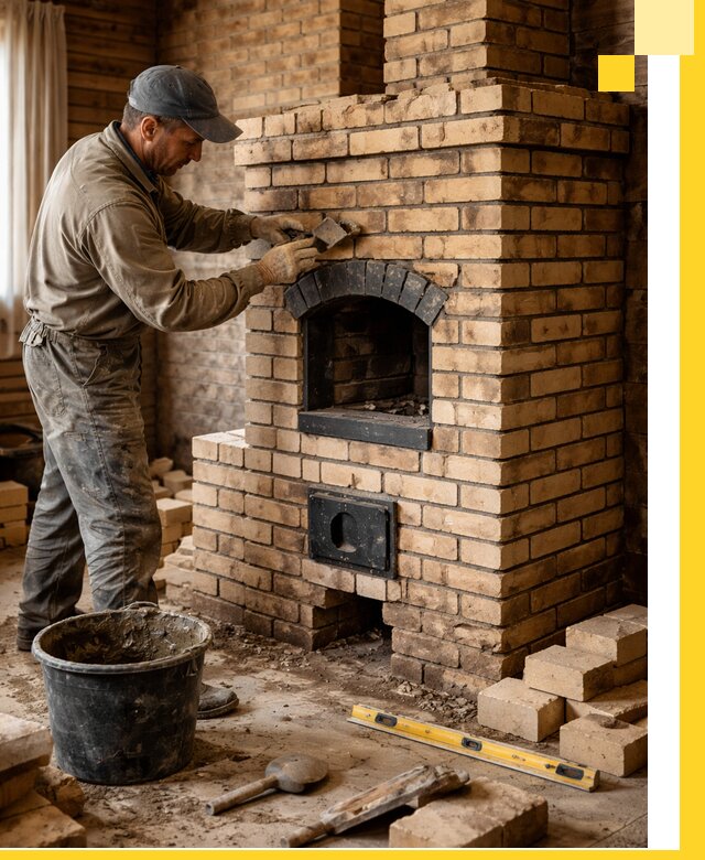 Кирпичные печи под ключ в Изобильном: проектирование и кладка