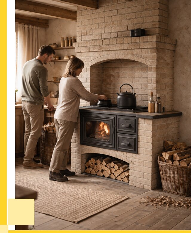 Печи с плитой в Изобильном от 46746 р. | ЭриданЗбл — кирпичная печь