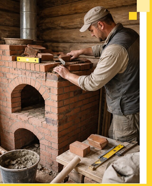 Изготовление и установка русских печей в Изобильном под ключ