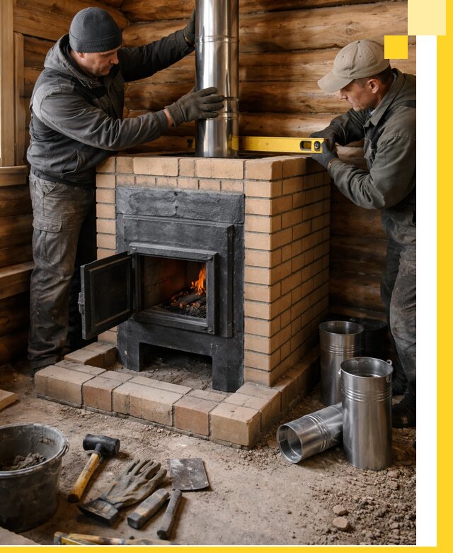 Проектирование, изготовление и установка банных печей в Изобильном