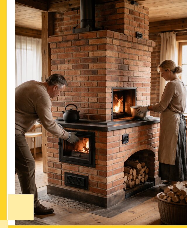 Печи для загородного дома под ключ в Изобильном от 83104 р. | ЭриданЗбл