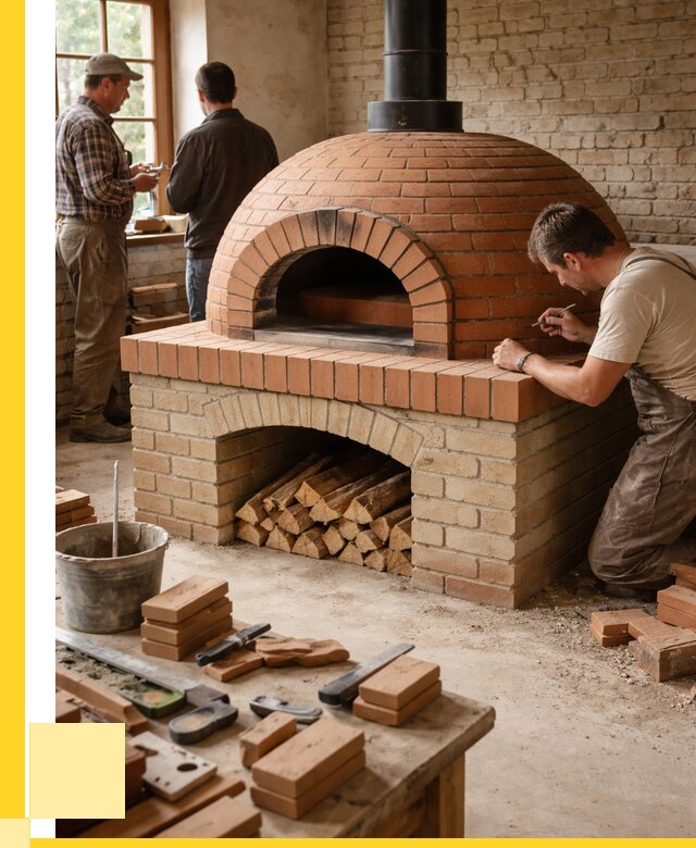 Помпейская печь дровяная для пиццы в Изобильном | ЭриданЗбл от 207760 р.