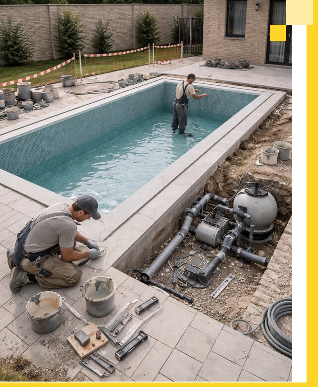 Строительство бассейнов под ключ в Изобильном: проекты и монтаж