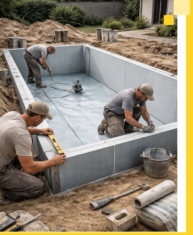 Профессиональный монтаж бассейнов под ключ в Изобильном с гарантией