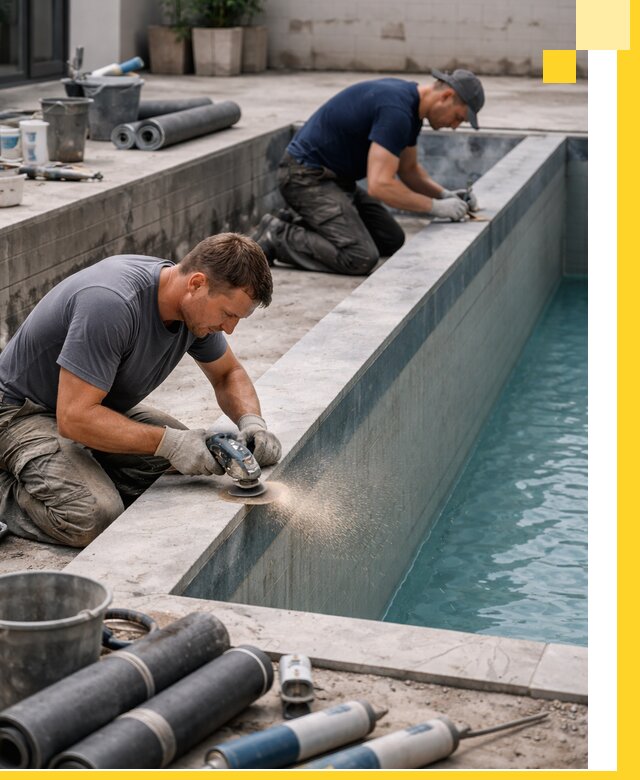 Профессиональный ремонт бассейнов под ключ в Изобильном