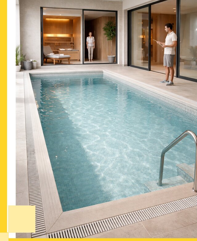 Отделка бассейна пленкой ПВХ в Изобильном от 3636 р. - ЭриданЗбл