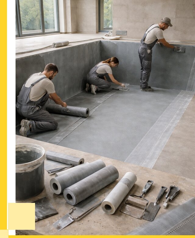 Гидроизоляция бассейнов в Изобильном от 2078 р., ЭриданЗбл