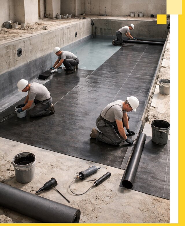 Профессиональная гидроизоляция бассейнов и чаш в Изобильном под ключ