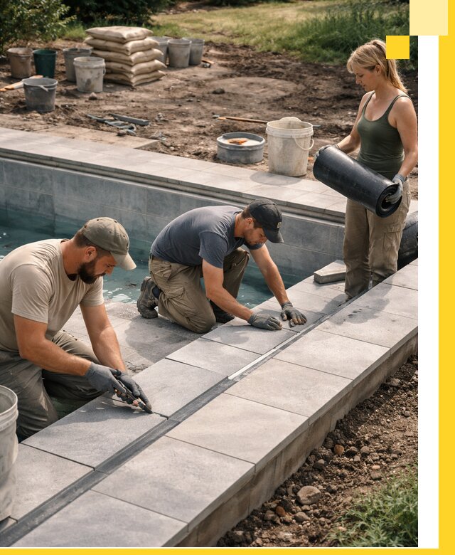 Строительство и монтаж уличных бассейнов под ключ в Изобильном