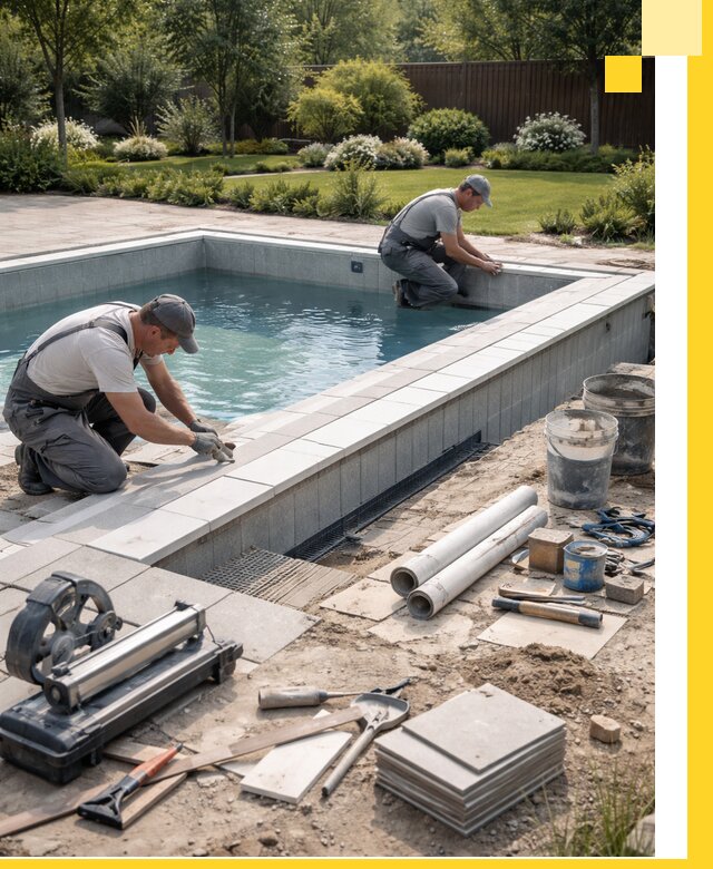 Строительство открытых бассейнов под ключ в Изобильном профессионально