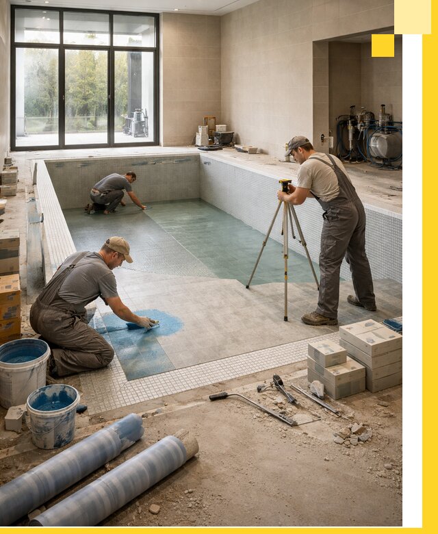 Проект и строительство закрытых бассейнов в Изобильном под ключ