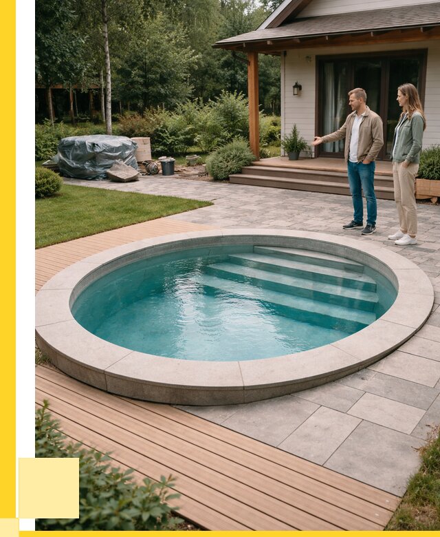 Бассейн на даче под ключ в Изобильном от 207760 р., ЭриданЗбл