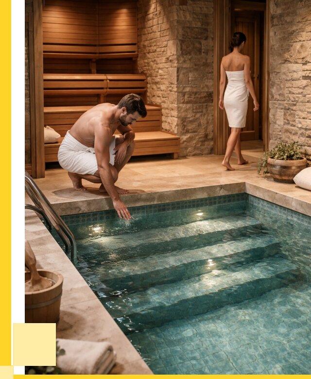 Сауна с бассейном под ключ в Изобильном от 124656 р., ЭриданЗбл