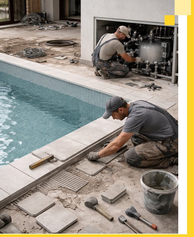 Строительство и монтаж бассейнов в коттедже в Изобильном