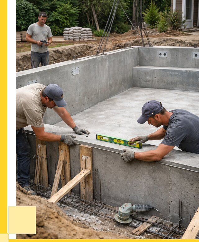 Монтаж чаши бассейна в Изобильном под ключ от 259700 р., ЭриданЗбл