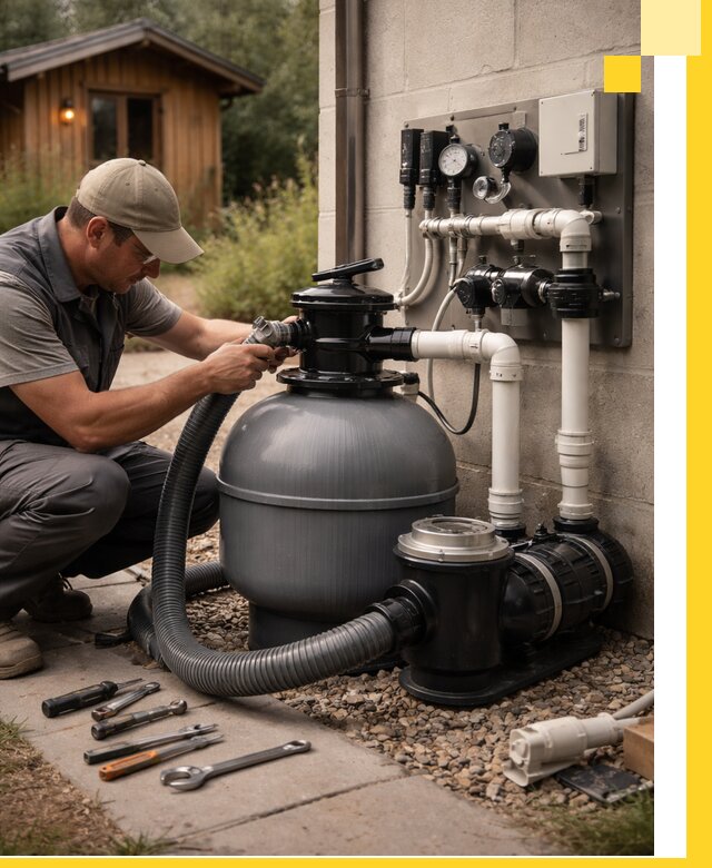 Продажа и монтаж фильтров и насосов для бассейнов в Изобильном