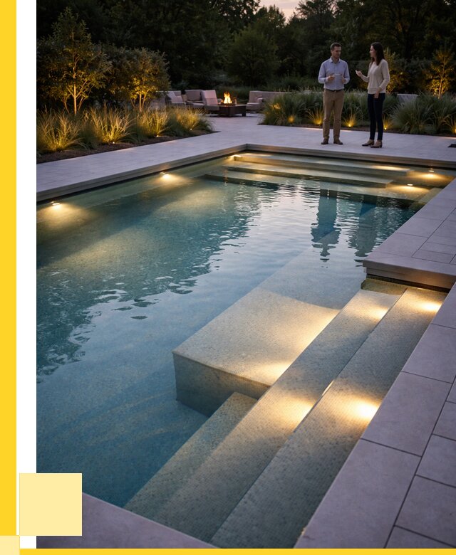 Освещение бассейнов в Изобильном под ключ от 25970 р. | ЭриданЗбл