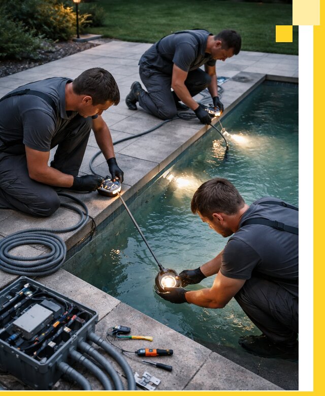 Профессиональное освещение бассейнов в Изобильном: дизайн и монтаж