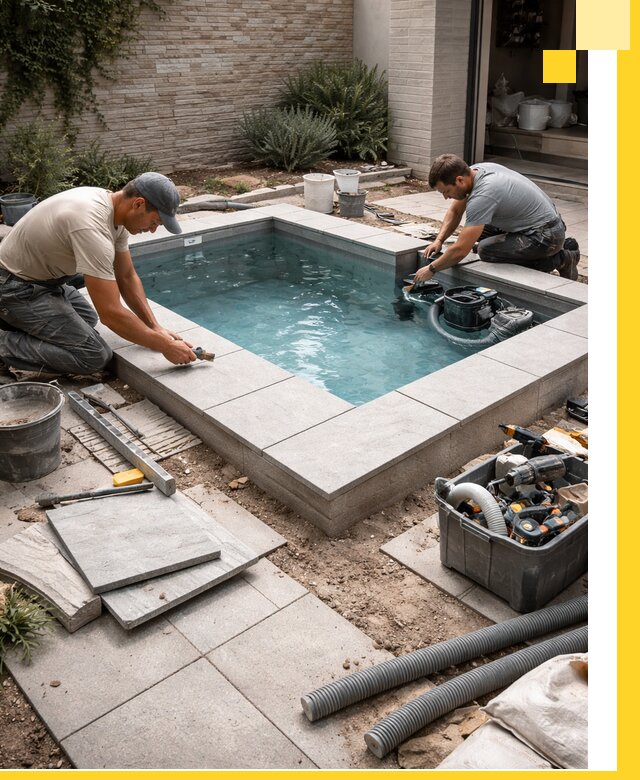 Мини бассейны под ключ в Изобильном, дизайн и установка