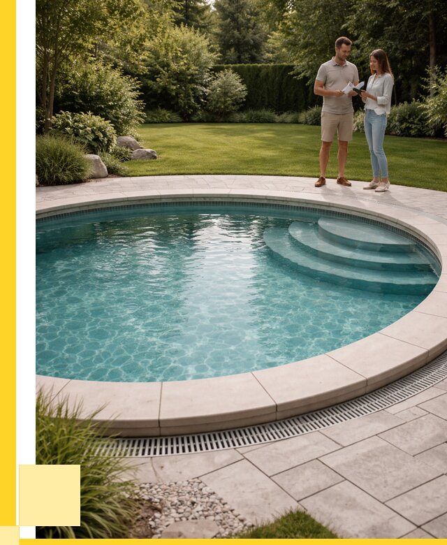 Круглые каркасные бассейны купить в Изобильном от 259700 р. | ЭриданЗбл