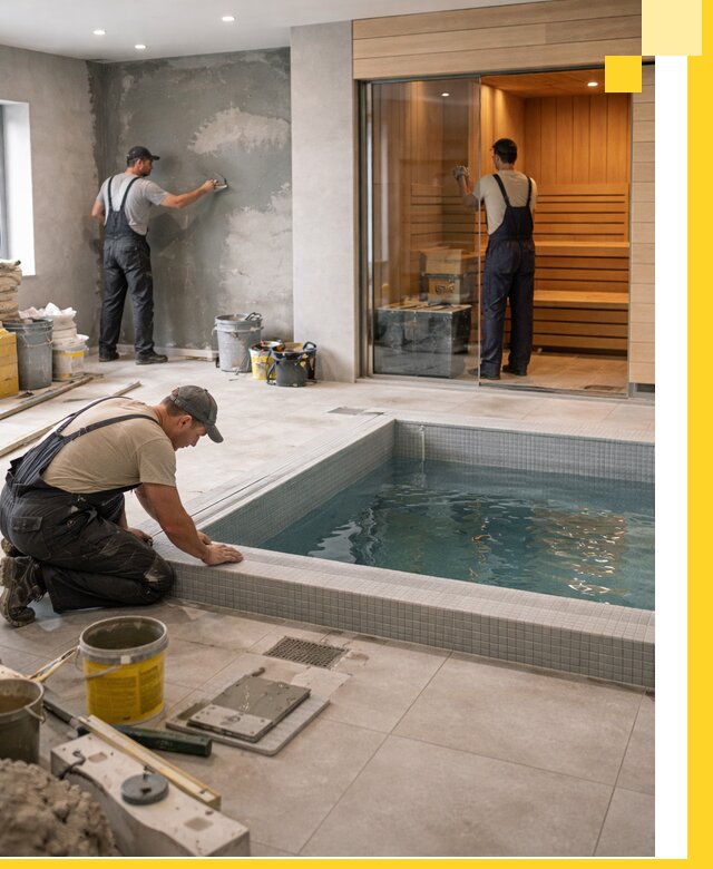 Проектирование и строительство сауны с бассейном в Изобильном