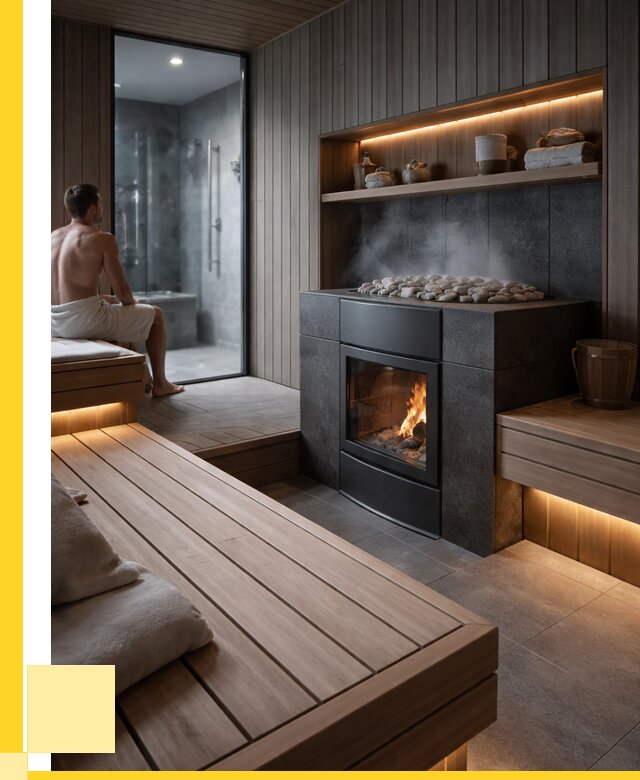 Проект сауны в частном доме в Изобильном от 36358 р. | ЭриданЗбл
