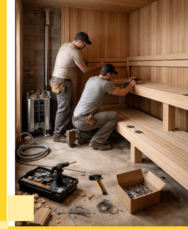 Монтаж саун под ключ в Изобильном от 124656 р. | ЭриданЗбл