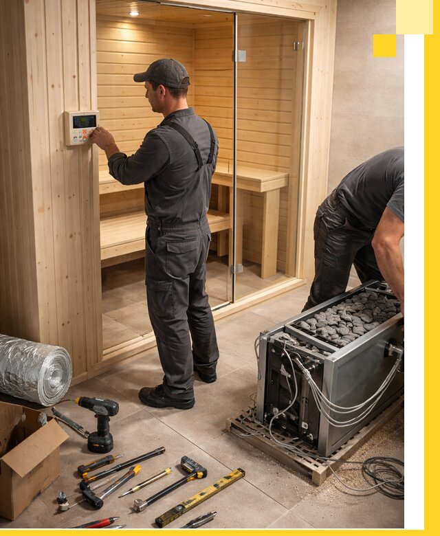 Поставка, установка и монтаж электрических саун в Изобильном