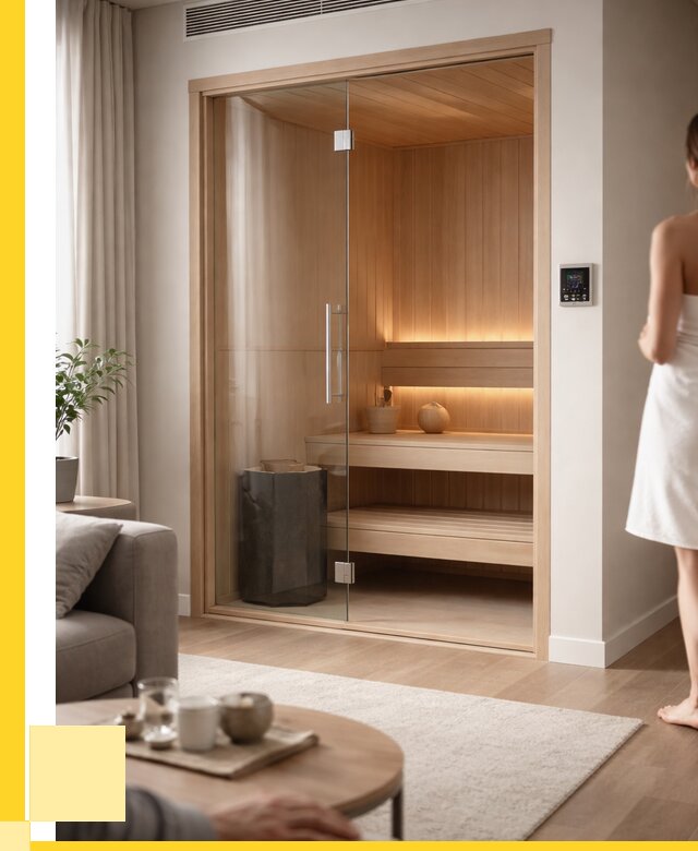 Сауна в квартире под ключ в Изобильном от 124656 р. ЭриданЗбл