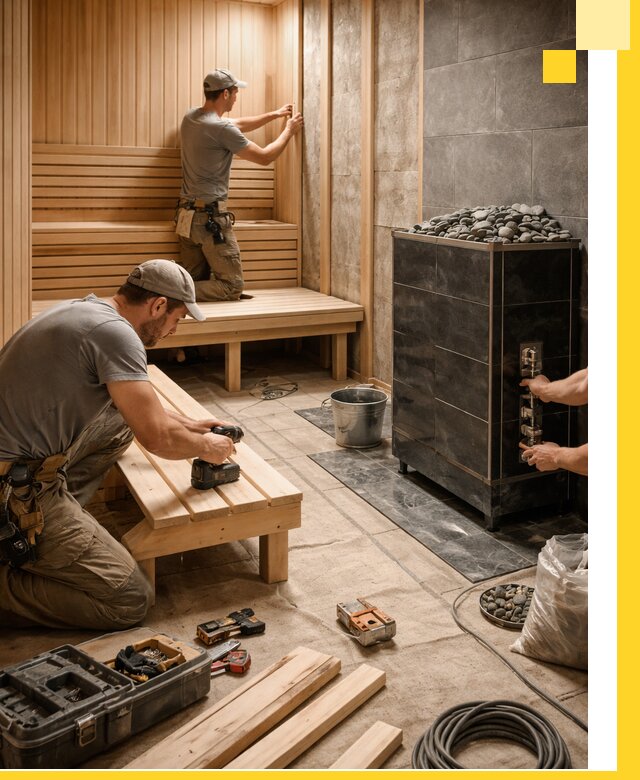 Дизайн и строительство интерьерных саун под ключ в Изобильном