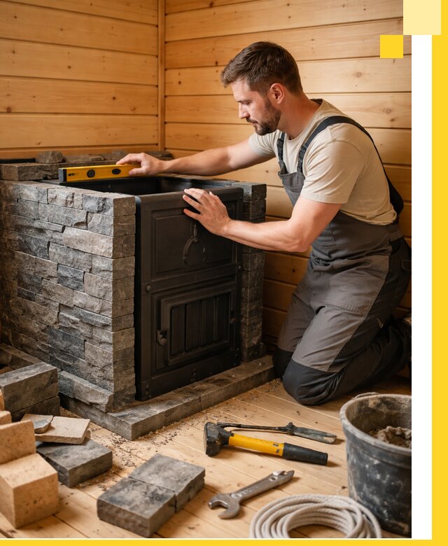 Производство и установка печей для саун под ключ в Изобильном