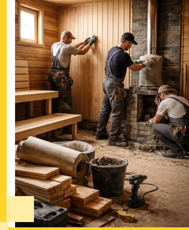 Ремонт бань под ключ в Изобильном от 46746 р. | ЭриданЗбл