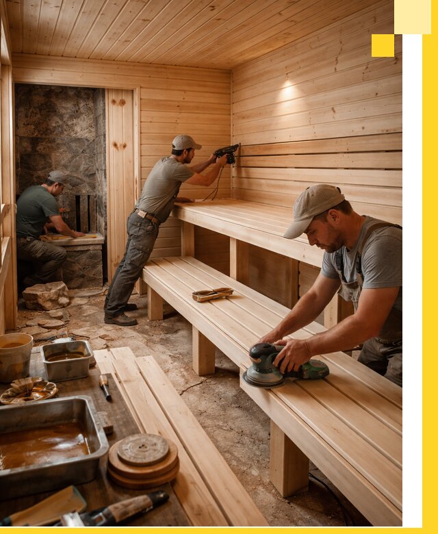 Профессиональная отделка бань в Изобильном под ключ, с гарантией