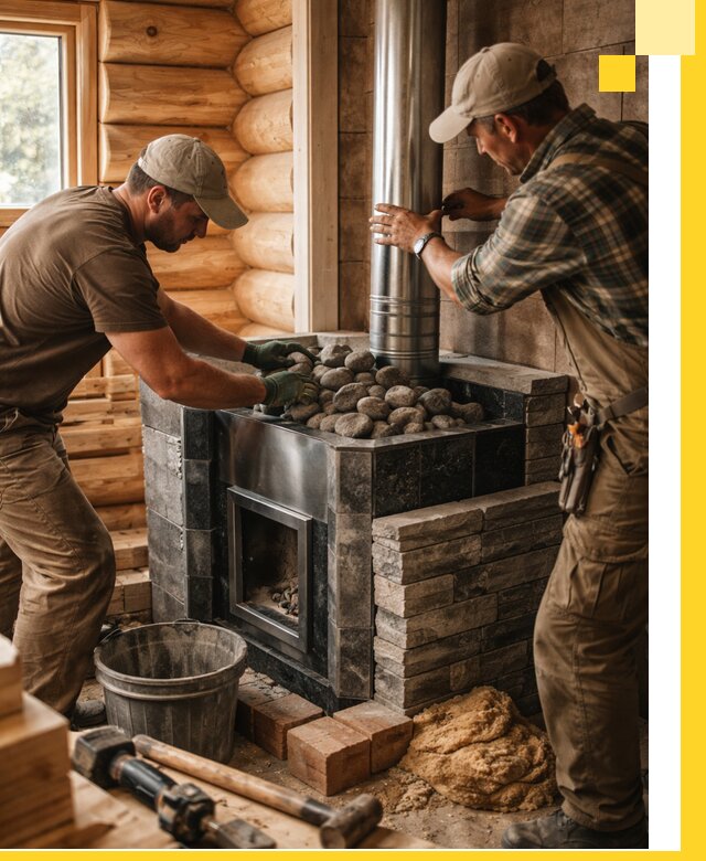 Строительство и отделка русских бань под ключ в Изобильном