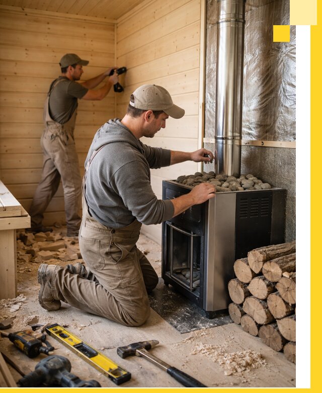 Строительство деревянных бань под ключ в Изобильном проекты и монтаж