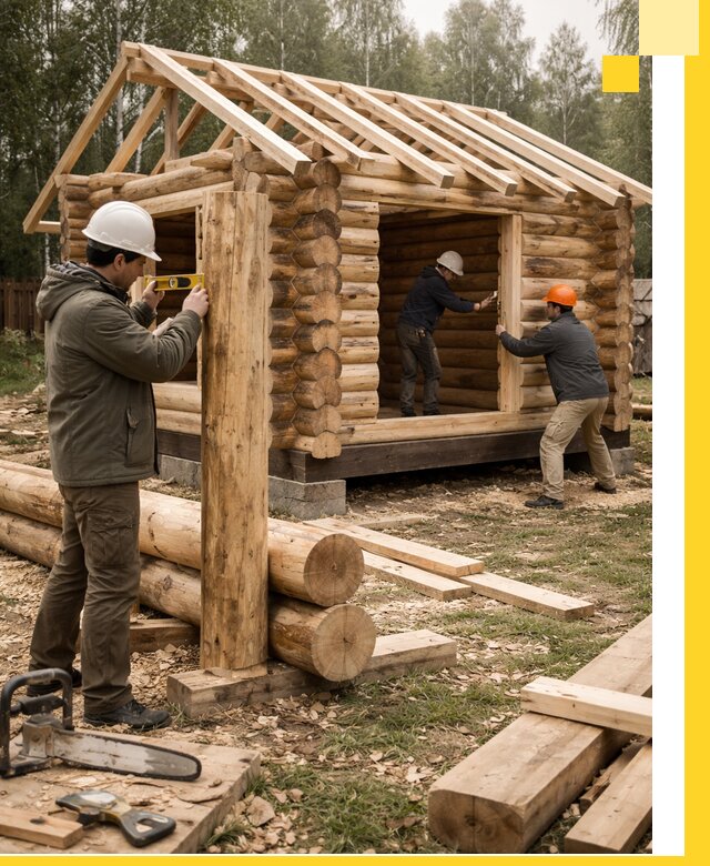 Строительство бань для дачи под ключ в Изобильном с доставкой и монтажом