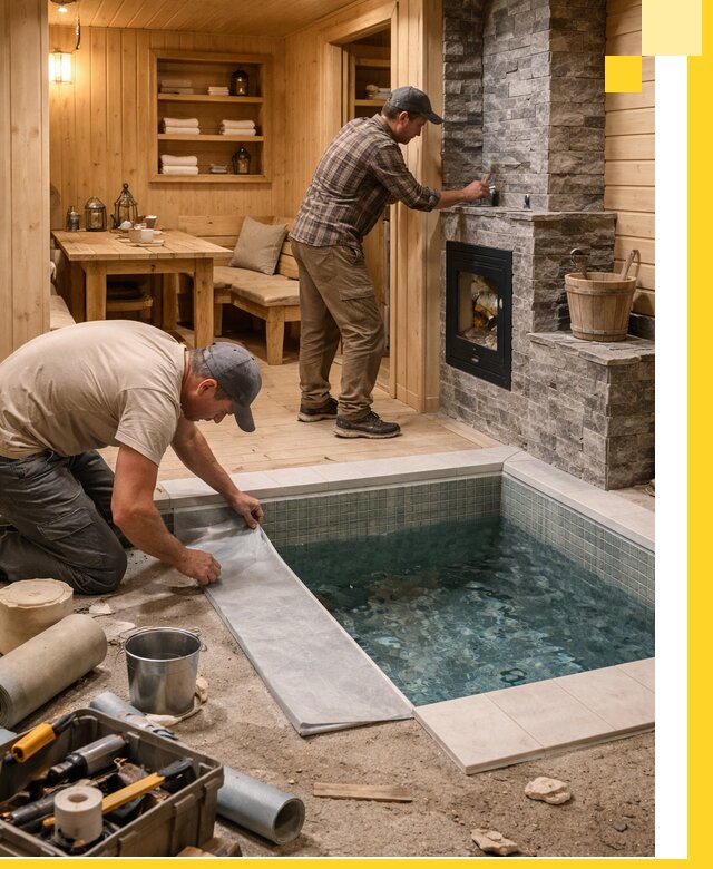 Строительство бань с комнатой отдыха под ключ в Изобильном