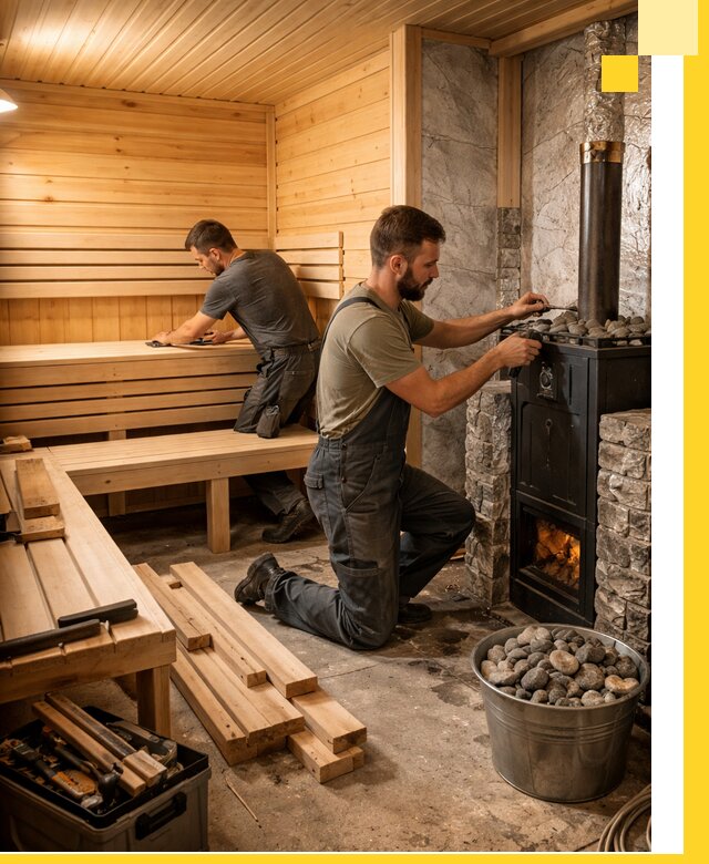 Дизайн и строительство интерьеров бань под ключ в Изобильном