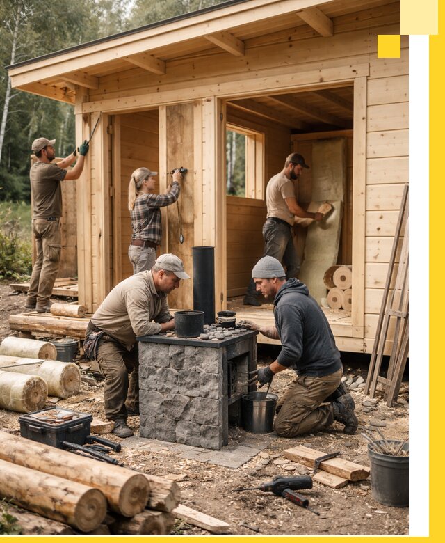 Купить баню под ключ в Изобильном строительство монтаж отделка