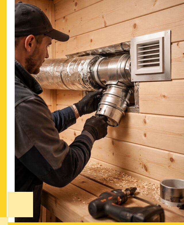 Монтаж вентиляции бани в Изобильном от 12466 р. | ЭриданЗбл