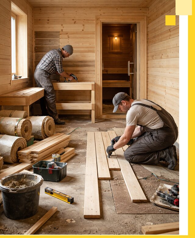 Индивидуальный проект бани с комнатой отдыха под ключ в Изобильном