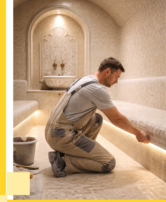 Отделка хамамов под ключ в Изобильном от 5713 р. | ЭриданЗбл