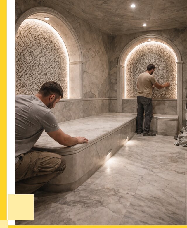 Турецкие бани под ключ в Изобильном от 259700 р. | ЭриданЗбл